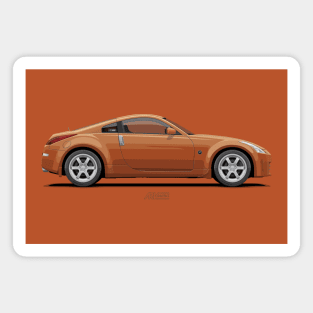 350Z Z33 Orange Magnet